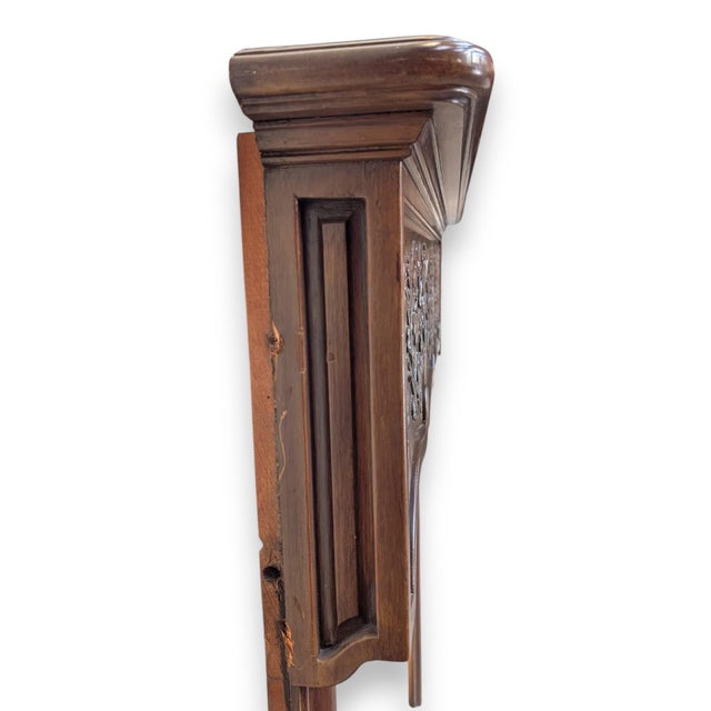 Mid 20th Century Vintage Douglas Fir Fireplace Surround For Sale - Image 5 of 8