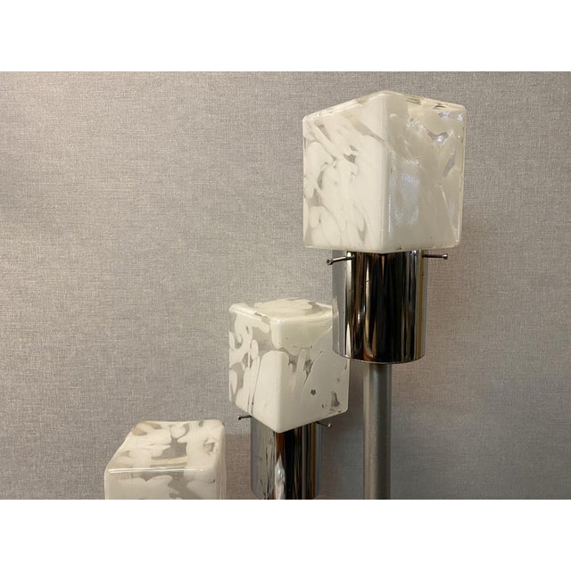 Stone Italian Multi-Flame Floor Lamp from Mazzega, 1970s For Sale - Image 7 of 18