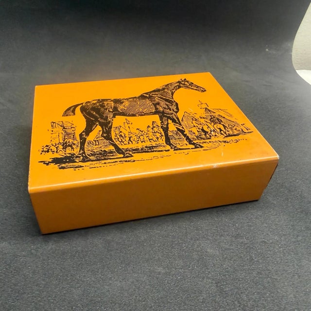 Yellow 1960 Mid-Century Modern Metal and Wood Italian Box For Sale - Image 8 of 9