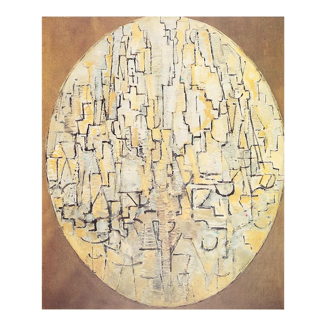 1991 After Piet Mondrian "Oval Composition (Trees)", Full-Color Parisian Print For Sale