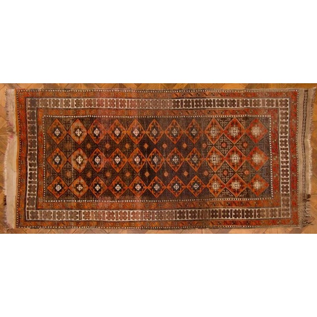 Antique Shiraz Runner Rug For Sale - Image 11 of 11