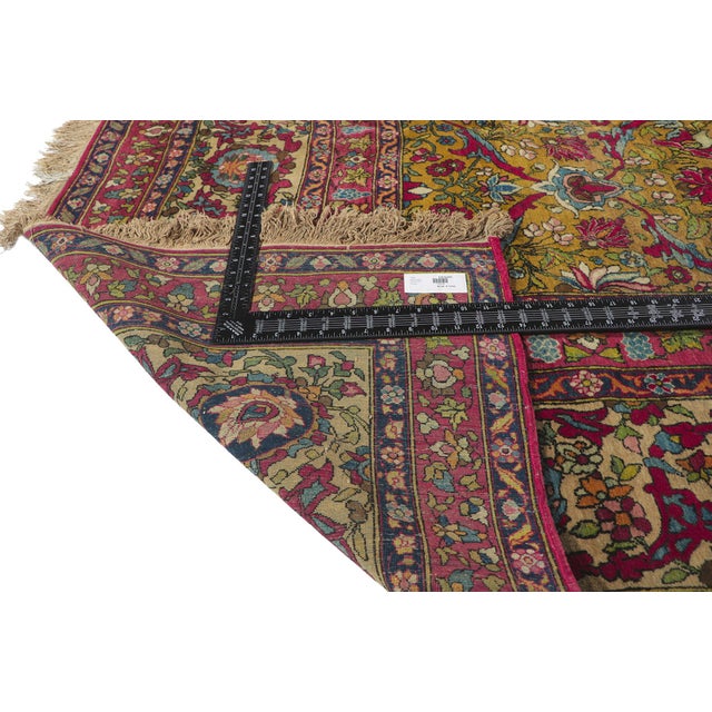 Late 19th Century Persian Isfahan Rug, 09'08 X 12'06 For Sale - Image 9 of 12