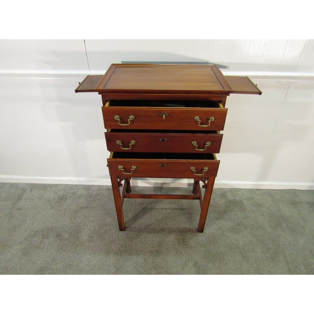 Statton Furniture Statton Solid Cherry Silverware Chest For Sale - Image 4 of 9