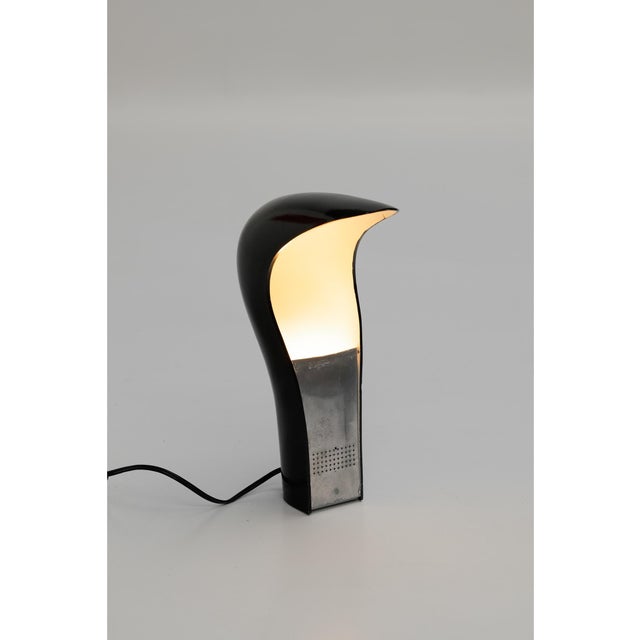 Pair of Pelota table lamps designed by Cesare Casati and Ponzio for Lamperti in the 1970s. They are distinguished by their...