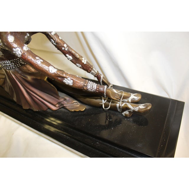 1990s Modern/deco Sculpture Ballerina For Sale - Image 13 of 18