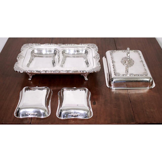 Large Wallace Silver Plate Buffet Server / Serving Dish, Sir