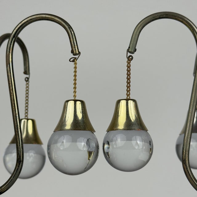 Gold Vintage Murano Table Lamps, 1960s, Set of 2 For Sale - Image 8 of 15