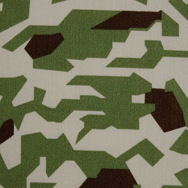 Contemporary SAMPLE - Schumacher Torrey Camo Indoor/Outdoor Fabric In Forest For Sale - Image 3 of 4