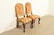 Queen Anne Berkey & Gay Antique Chippendale Carved Walnut Side Chairs or Dining Chairs, Pair For Sale - Image 3 of 14