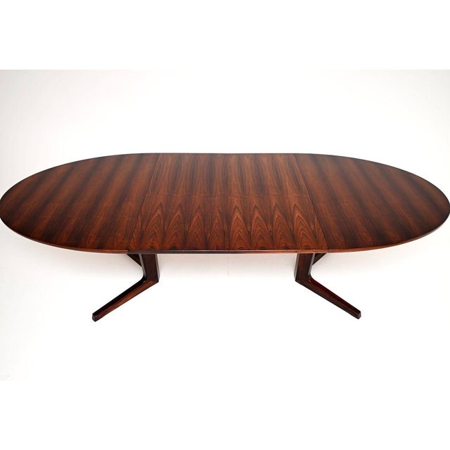 Wood Vintage Danish Extending Dining Table from Bernhard Pedersen & Søn, 1960 For Sale - Image 7 of 11