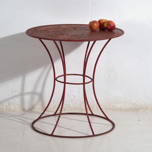 Metal Antique Garden Table by Amaru For Sale - Image 7 of 7