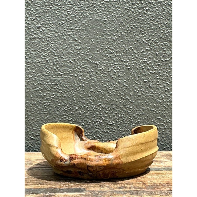 Ceramic Vintage Abstract Form Ceramic Bowl For Sale - Image 7 of 17