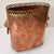 Elegant antique European copper planter dating from the late 19th to early 20th century, featuring a beautifully aged...