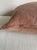 Belgian Linen Pillow Cover in Cinnamon With Insert For Sale - Image 4 of 6
