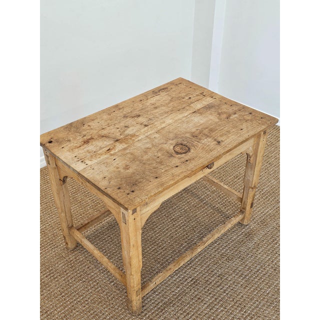 19th Century English Pine Farmhouse Table / Writing Desk, Circa 1870 For Sale - Image 11 of 15