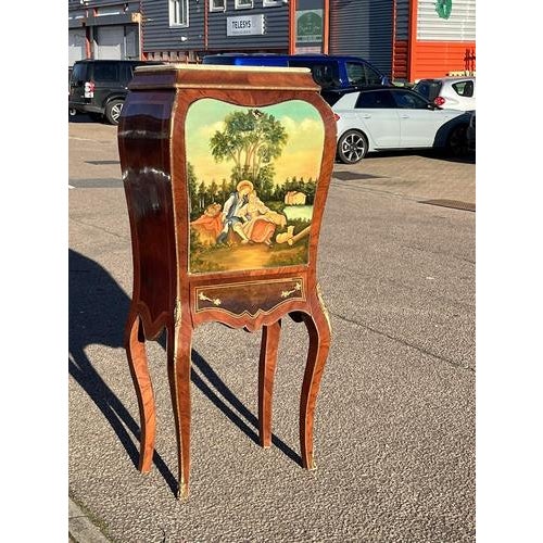 French Style Drinks Cabinet with Ormolu and Marble For Sale - Image 8 of 13