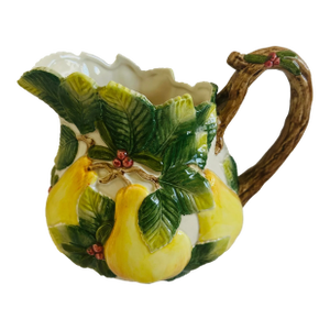 Fitz & Floyd "Holiday Pear" Pitcher 1.5 Qt