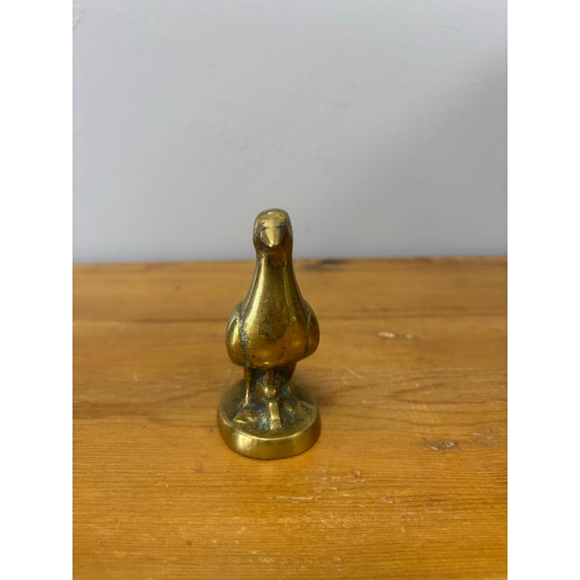 Vintage English Brass Bird For Sale - Image 4 of 5