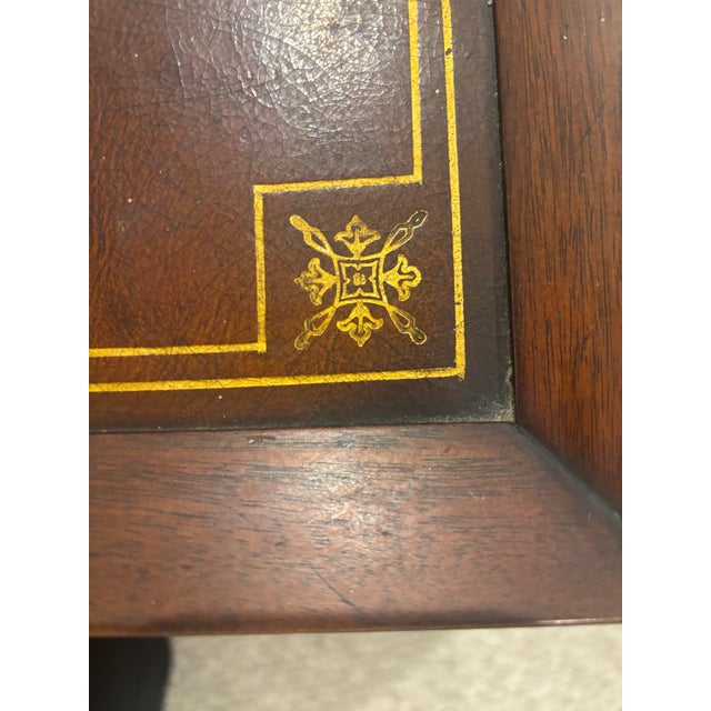 Pair of 1960s Heritage Henredon Mid-Century Ming Style Mahogany Side Tables For Sale - Image 9 of 11
