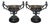 Napoleon III Bronze Cassolettes, 19th Century, Set of 2 For Sale