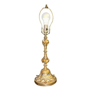 19th Century English Gothic Revival Church Ornament Table Lamp For Sale