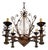 1930s Gothic Style Bronze Chandelier For Sale