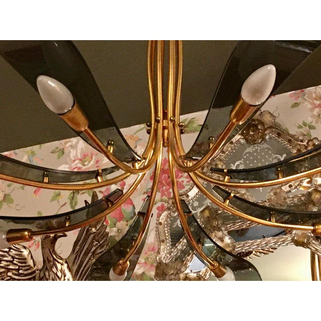 Dahlia Ceiling Lamp by Max Ingrand for Fontana Arte, 1950s For Sale - Image 9 of 10