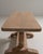 French Provincial 1970-1979 France Weathered Whitewash Cerused Oak Console For Sale - Image 3 of 10
