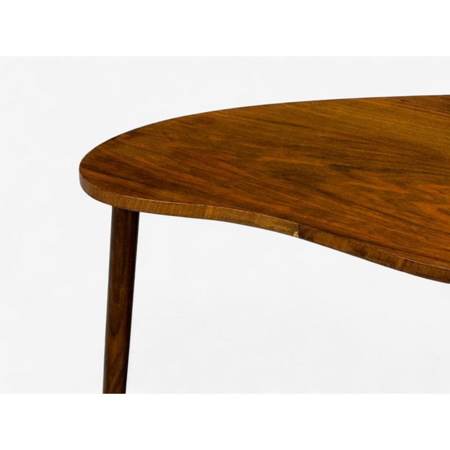 Brown Danish Modern, Teak, Organic Form Side Table, Denmark, 1950s For Sale - Image 8 of 11