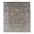 Modern Heriz Geometric Rug in Earthy Browns and Soft Blues 9'0 X 10'6 For Sale