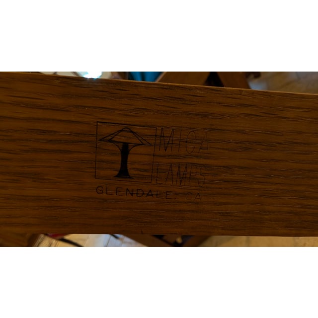 Brown Contemporary Mica Lamp Company Floor Lamp For Sale - Image 8 of 8