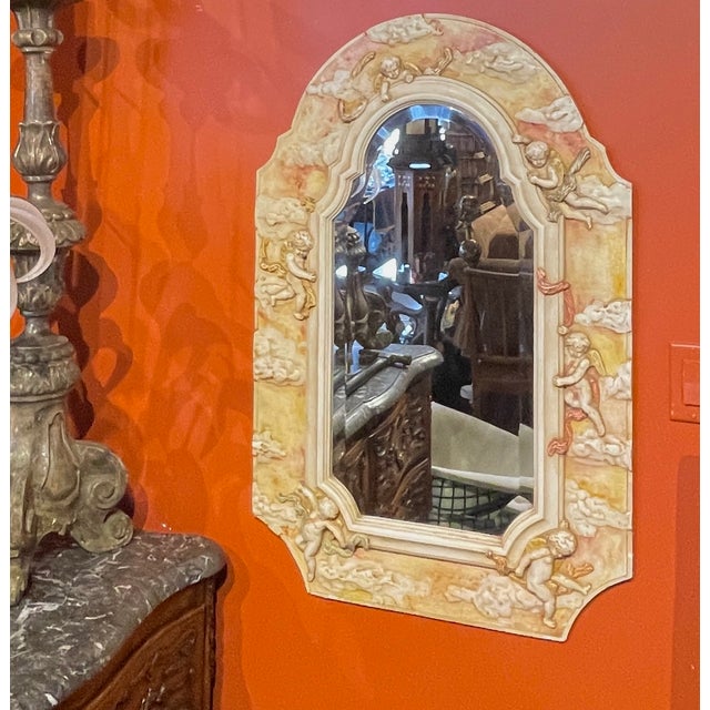 Signed Daniel Mourre Wall Mirror For Sale - Image 4 of 12