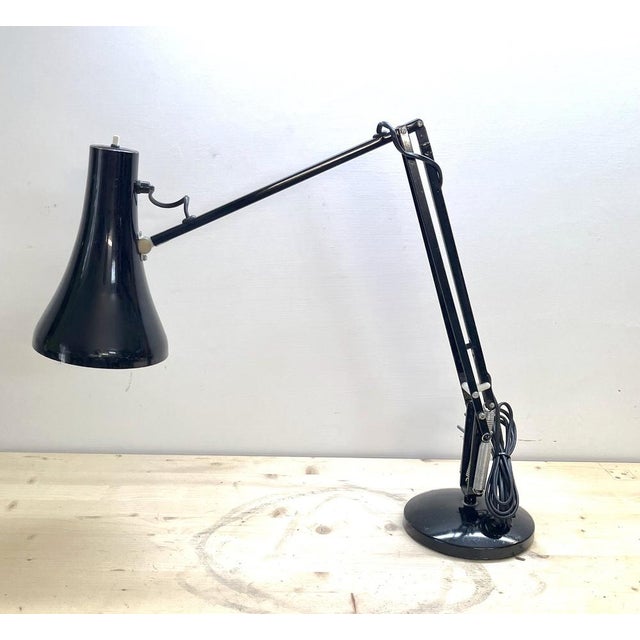 Anglepoise Tabel Lamp in Black from Herbert Terry & Sons For Sale - Image 3 of 16