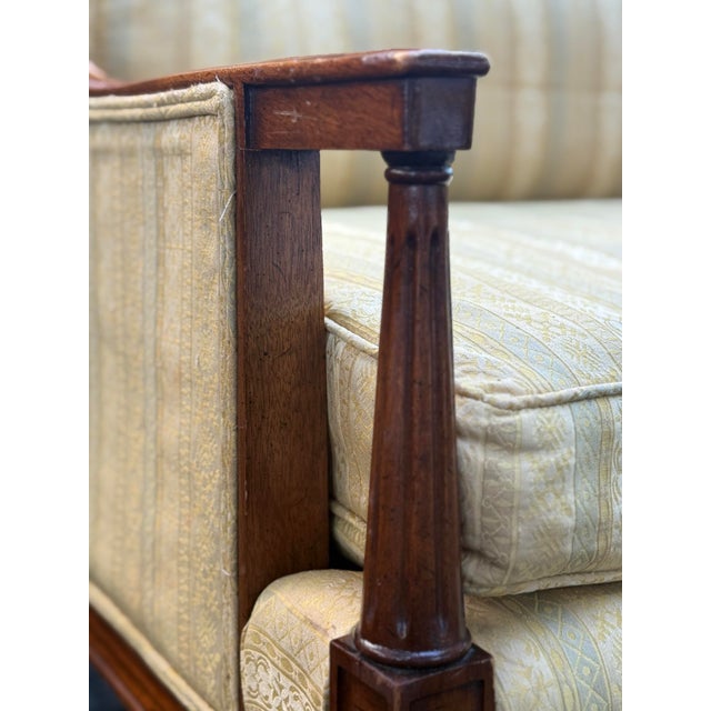 Brown Late 20th Century Henredon Neoclassical Chairs - For Reupholstery For Sale - Image 8 of 11