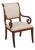 Kindel Mahogany Grand Rapids Sleigh Back Arm Chair For Sale