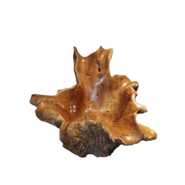 Brutalist Sculptural Wooden Centerpiece, 1970s For Sale - Image 14 of 17