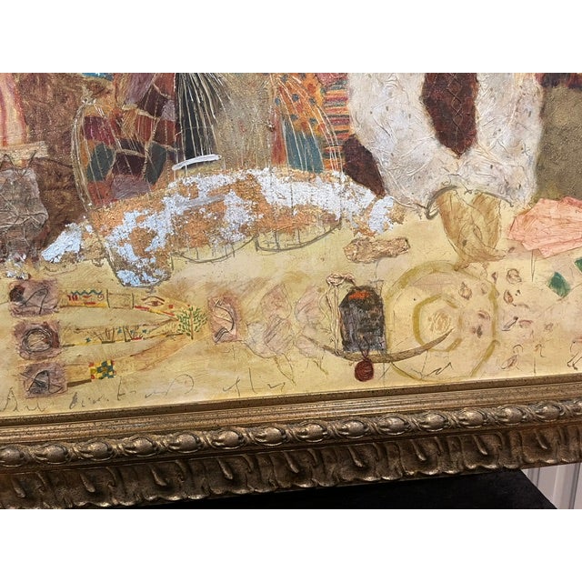 1950s Roy Fairchild Venetian Memories Hand-Embellished, Limited Edition Signed Serigraph on Canvas and Numbered 22/85 in Exquisite Gold Frame For Sale - Image 17 of 18