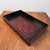 Japanese Wooden Tray with Floral Motif, 1960s For Sale - Image 11 of 11