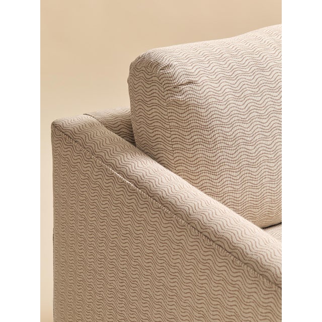 1970s The 1970s Newly Upholstered Wave Sofa For Sale - Image 5 of 11