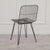 Black Industrial Style Black Metal Wire Chair For Sale - Image 8 of 8