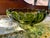 Mid-Century Modern 1960s Mid Century Avocado Green Glass Serving Bowl For Sale - Image 3 of 10