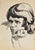 Alberts Goltjakovs, A Woman's Portrait, 1960s, Mixed Media, in Good conditions. Designed 1960 to 1969 I have official...