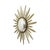 Mid-Century Modern Copper-Plated Metal Sunburst Mirror from Deknudt, 1960s For Sale - Image 9 of 13