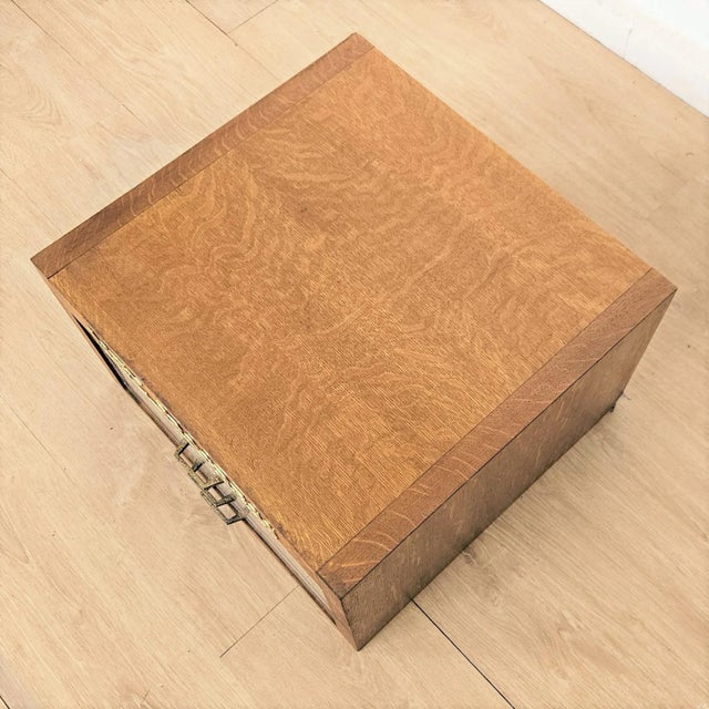 Antique Advertising Yarn Cabinet from MEZ Progress, 1950s For Sale - Image 6 of 9