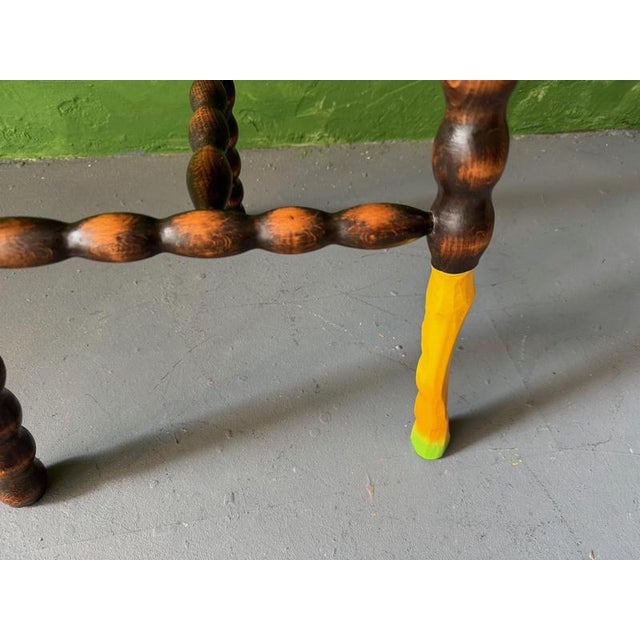 Paint Past Create Future Barstool by Markus Friedrich Staab For Sale - Image 7 of 15