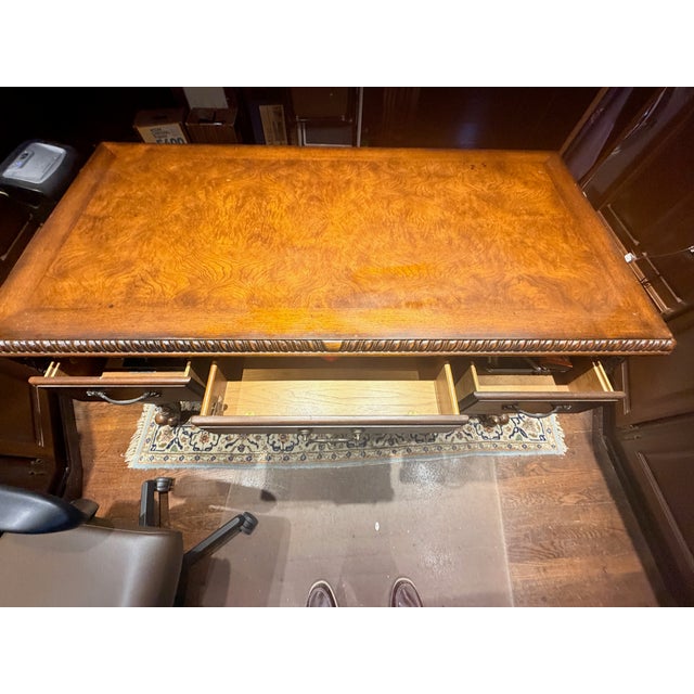 Hooker Furniture Exquisite Vintage Chippendale Writing Desk For Sale - Image 4 of 6