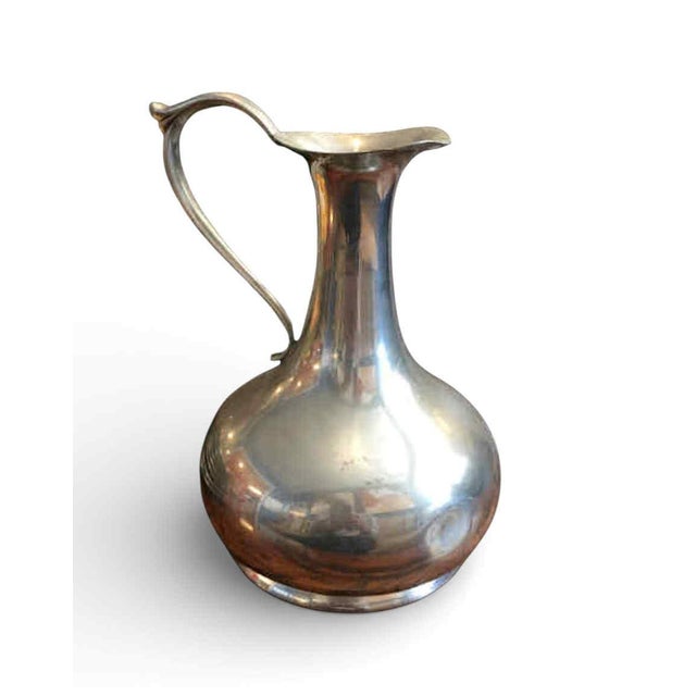 Late 20th Century Signed Cartier Pewter Pitcher For Sale - Image 5 of 10