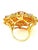 2000 - 2009 Bochic "Orient" Vintage Diamond, Cognac Citrine & Peridot Ring Set 18K Gold & Slver For Sale - Image 5 of 18