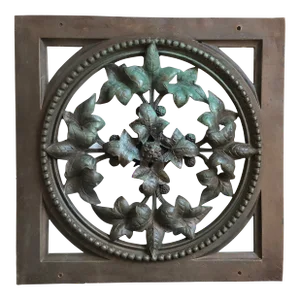 Late 19th-Century Cast Bronze Foliate Architectural Element
