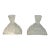 1930s Walther & Söhne Art Deco Glass Candle Holders, a Pair For Sale